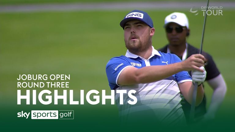 Highlights of round three from the Joburg Open on the DP World Tour.