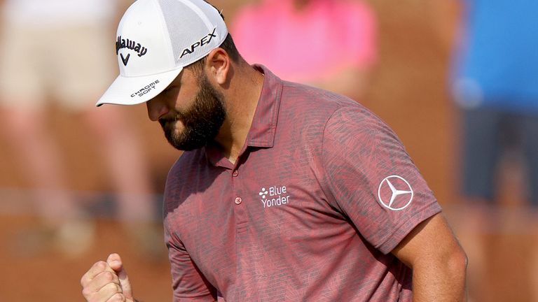 Jon Rahm claimed a two-shot victory at the DP World Tour Championship