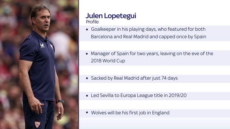 Julen Lopetegui: el Wolverhampton nombra al extécnico de España y Real Madrid como nuevo entrenador |  noticias de futbol