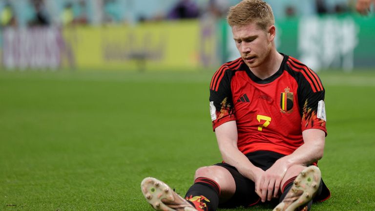 Kevin De Bruyne is dejected