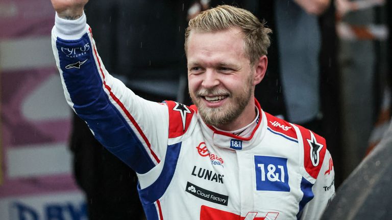 Kevin Magnussen achieved Haas' first pole position in Formula 1 at this year's Sao Paulo Grand Prix