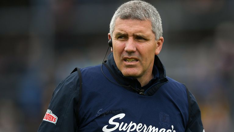 16 June 2019; Galway manager Kevin Walsh during the Connacht GAA Football Senior Championship Final match between Galway and Roscommon at Pearse Stadium in Galway. Photo by Ramsey Cardy/Sportsfile