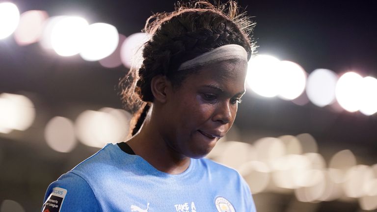 Khadija Shaw scored nine goals in 2021/22, before being linked with PSG in the summer