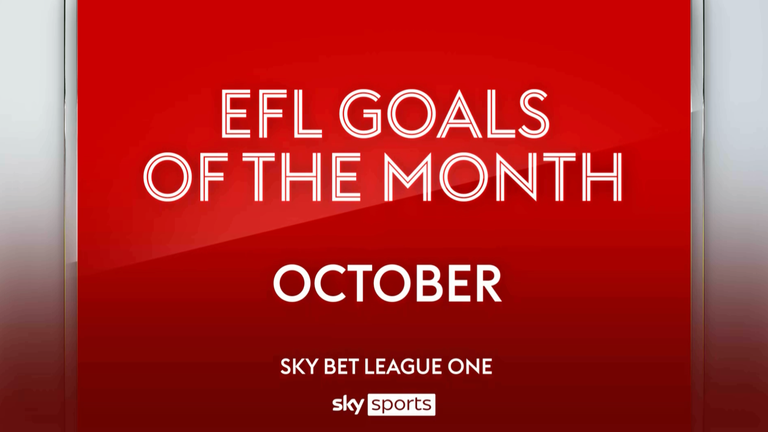EFL League One goals for the month of October 2022 thumb