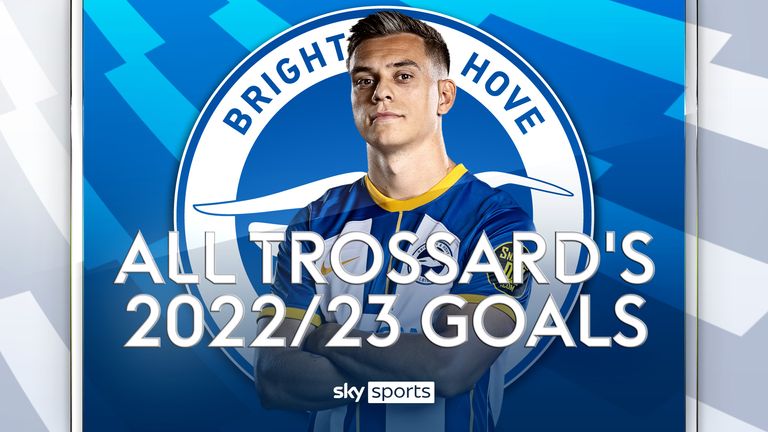 All of Leandro Trossard&#39;s 2022/23 Premier League goals so far.