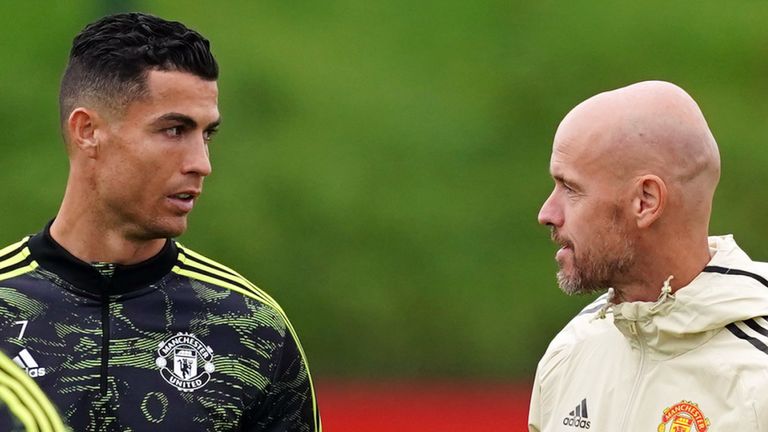 Cristiano Ronaldo says he does not respect manager Erik ten Hag.