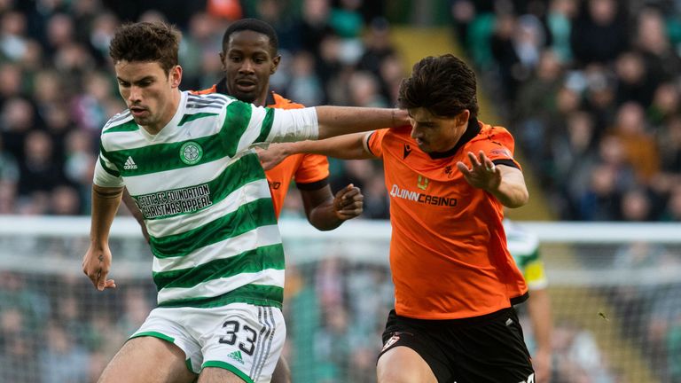 Matt O'Reilly impressed in Celtic's 4-2 win over Dundee United