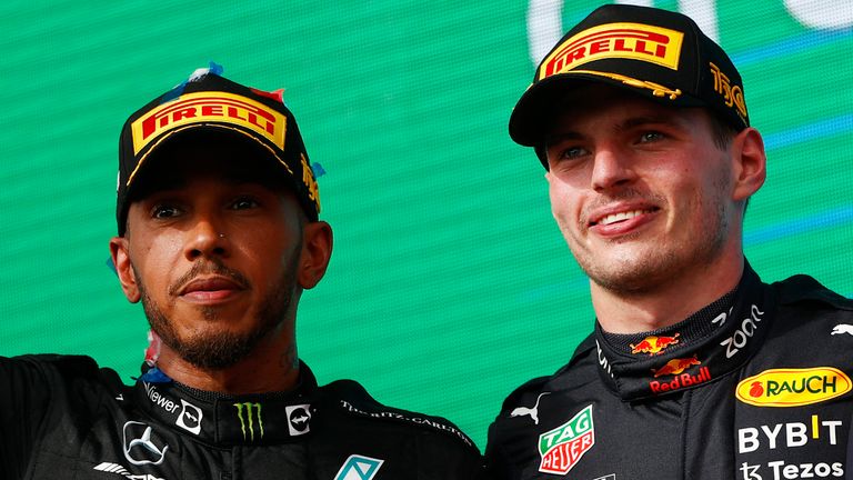 Max Verstappen believes Lewis Hamilton can be in the mix to win the 2023 driver's championship if he has a good enough car.