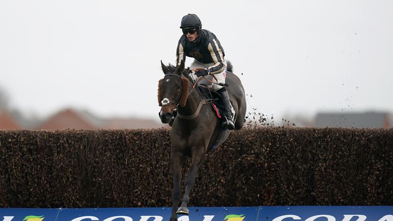 McFabulous ran out an easy winner of the Grade Two Coral John Francome Novices&#39; Chase under Harry Cobden