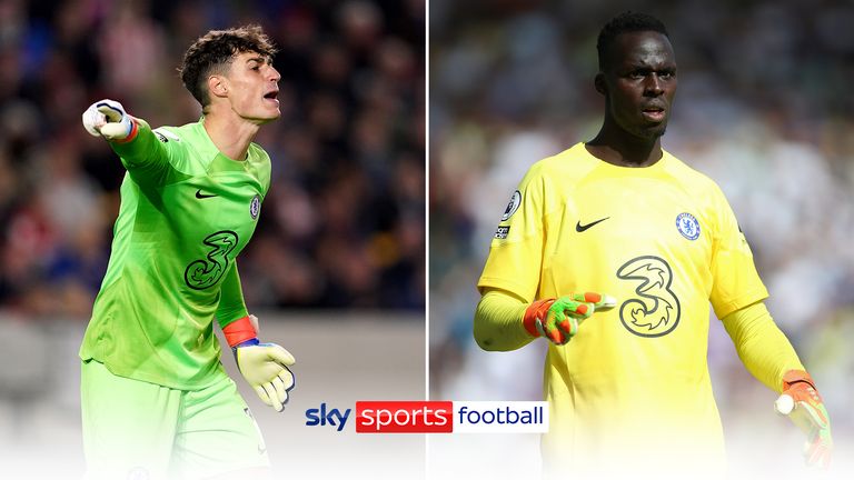 Chelsea goalkeeper Edouard Mendy during the Premier League match at Elland Road, Leeds. Picture date: Sunday August 21, 2022.