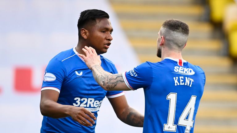Alfredo Morelos and Ryan Kent are among the Rangers players out of contract at the end of the season. 