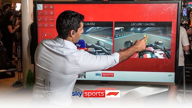 Karun Chandhok was at the SkyPad to assess the qualifying performance of both Sergio Perez and Charles Leclerc.