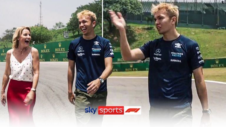 Williams driver Alex Albon takes us round the Interlagos circuit that will host the Sao Paulo Grand Prix.