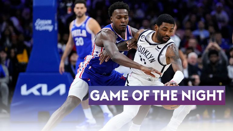 Highlights of the Brooklyn Nets against the Philadelphia 76ers in Week 6 of the NBA season.