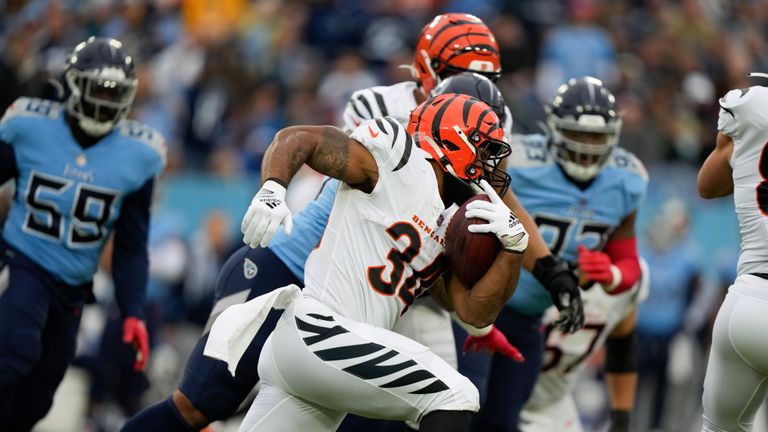 NFL Week 13 games live on Sky Sports: Chiefs @ Bengals, Titans