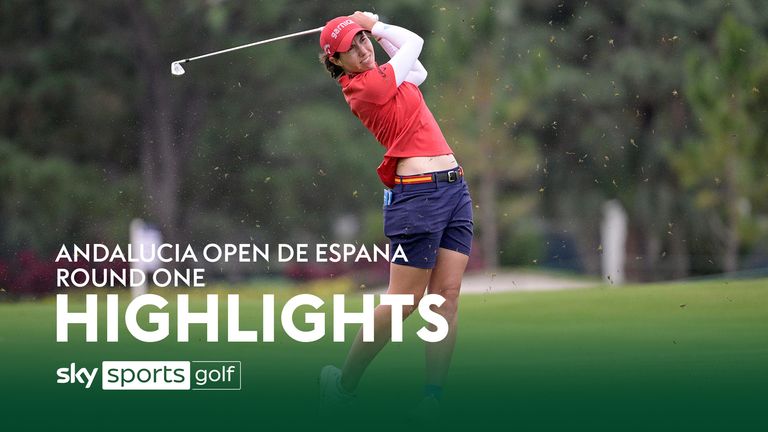 Highlights from the first round of the Andalucia Costa del Sol Open de Espana on the Ladies European Tour