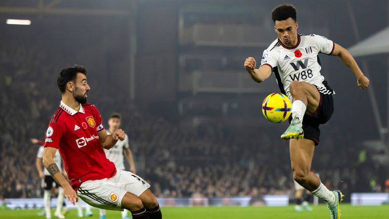 Fulham's Antonee Robinson impressed against Manchester United