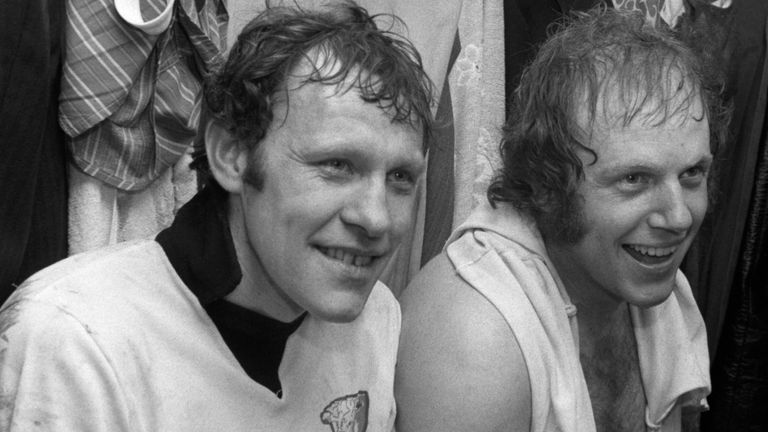 Ronnie Radford (left, pictured with teammate Ricky George) scored one of the FA Cup's most iconic goals for Hereford United