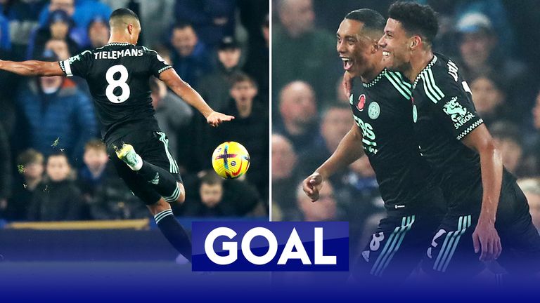 Tielemans goal - Everton vs Leicester