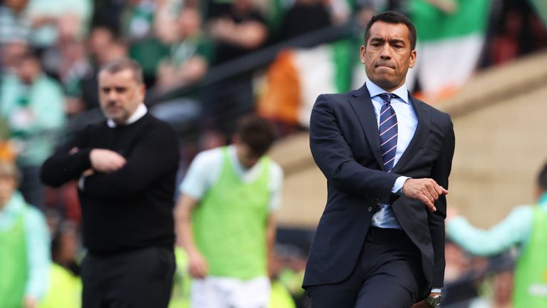 Rangers lost to Celtic at Ibrox to fall six points behind in the title race