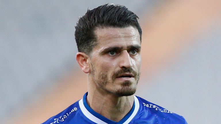 TEHRAN, IRAN - JUNE 21: (BILD ZEITUNG OUT) Voria Ghafouri of Esteghlal looks on during the Persian Gulf Pro League match between Esteghlal and Padideh FC at Azadi Stadium on June 21, 2021 in Tehran, Iran. (Photo by Mohammad Karamali/DeFodi Images via Getty Images)