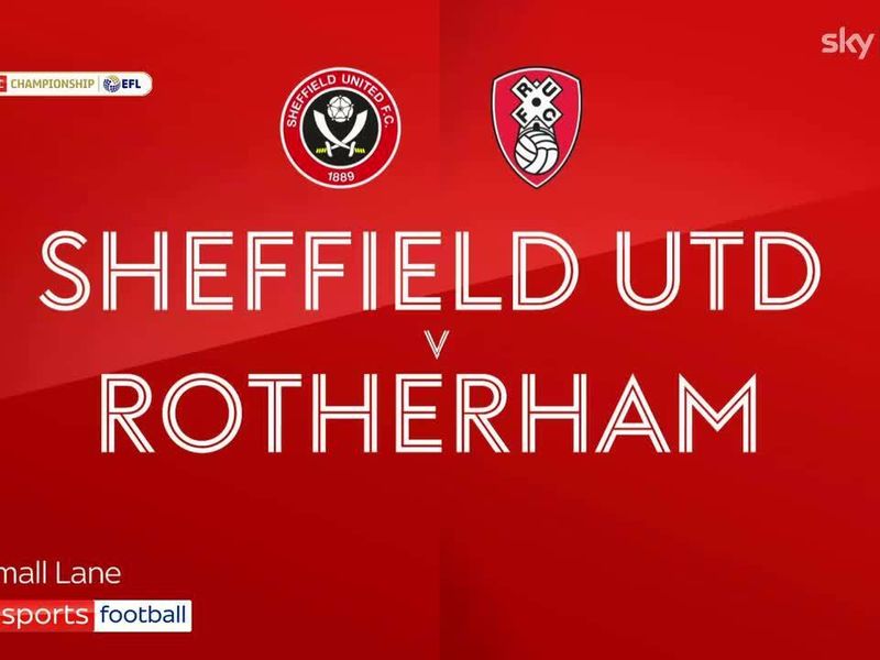 Melhores momentos Rotherham x Sheffield United pela EFL Championship(0-0)