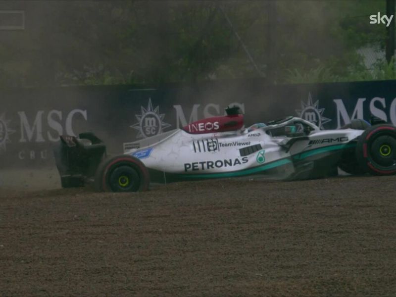 Mercedes star George Russell raises serious concern after 'crazy' Brazilian  GP storm, F1, Sport