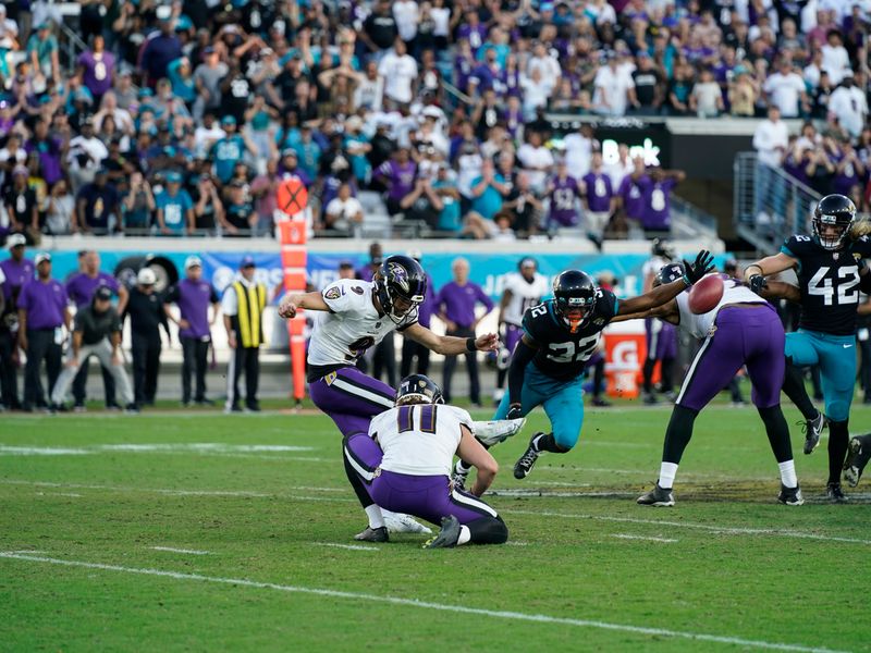 Ravens lose after Jaguars score late TD, FG attempt falls short