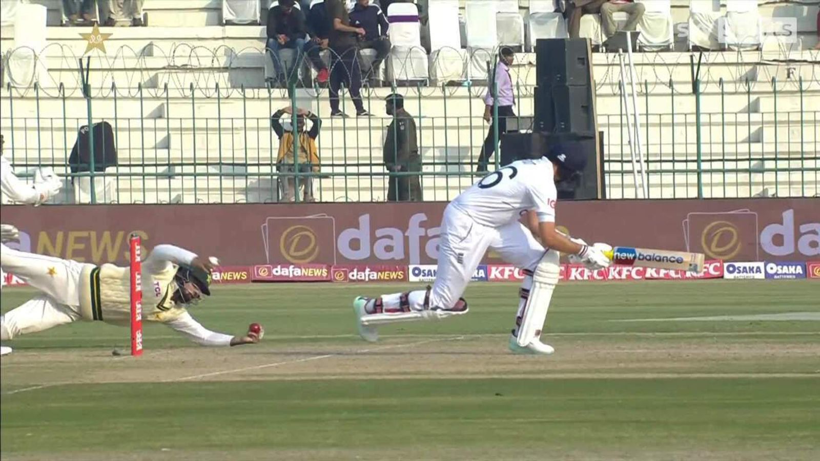 What a catch! Joe Root gone after wonder grab from Abdullah Shafique ...