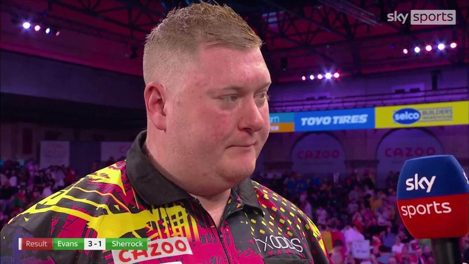 World Darts Championship Ricky Evans pays tribute to Fallon Sherrock