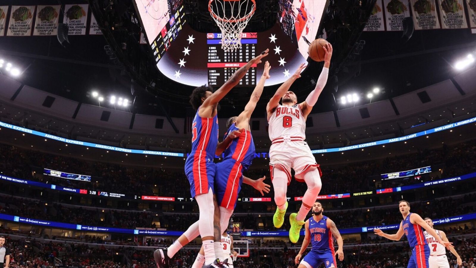 Detroit Pistons 118-132 Chicago Bulls 