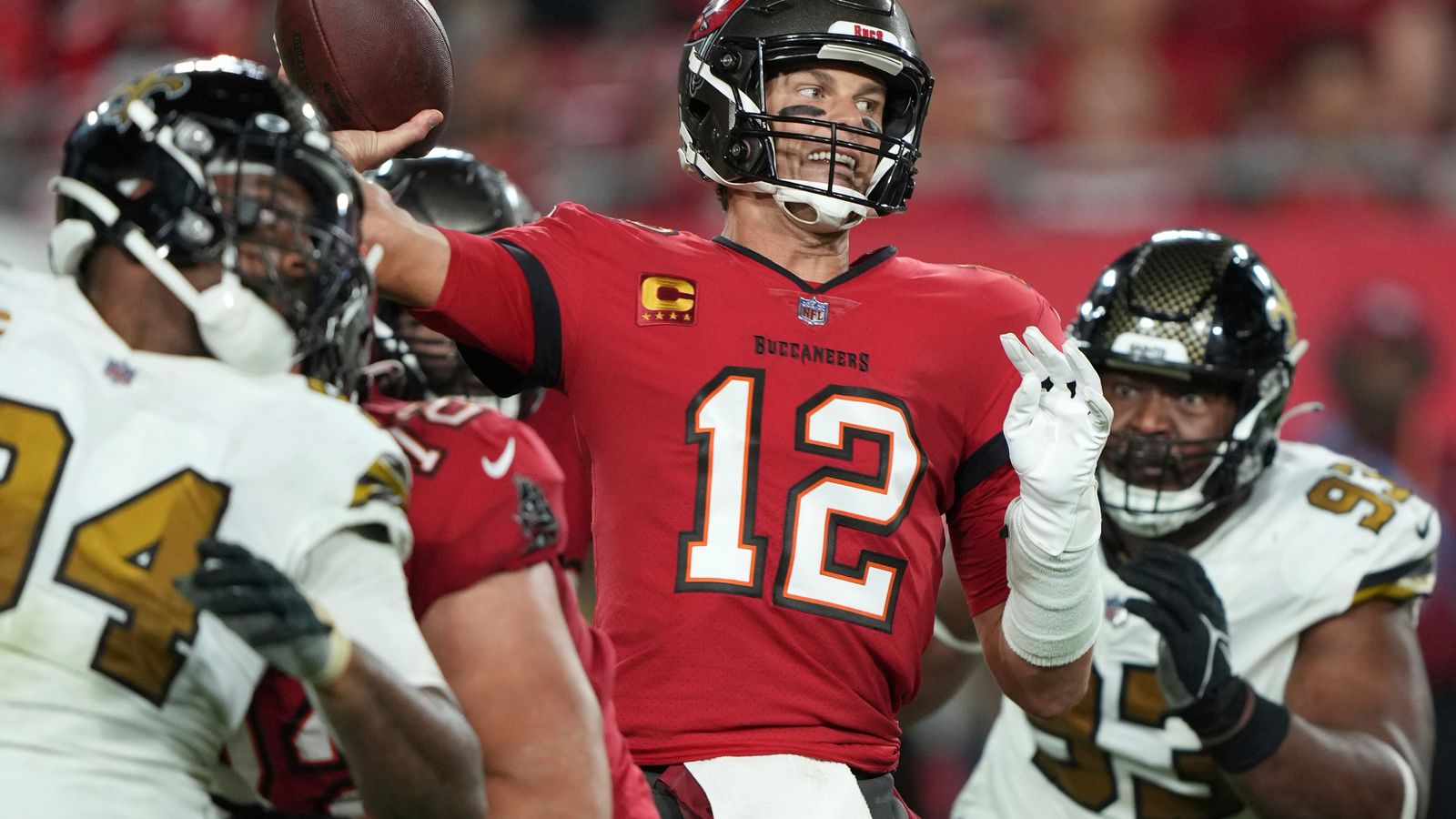 New Orleans Saints 16-17 Tampa Bay Buccaneers: Tom Brady throws two TD ...