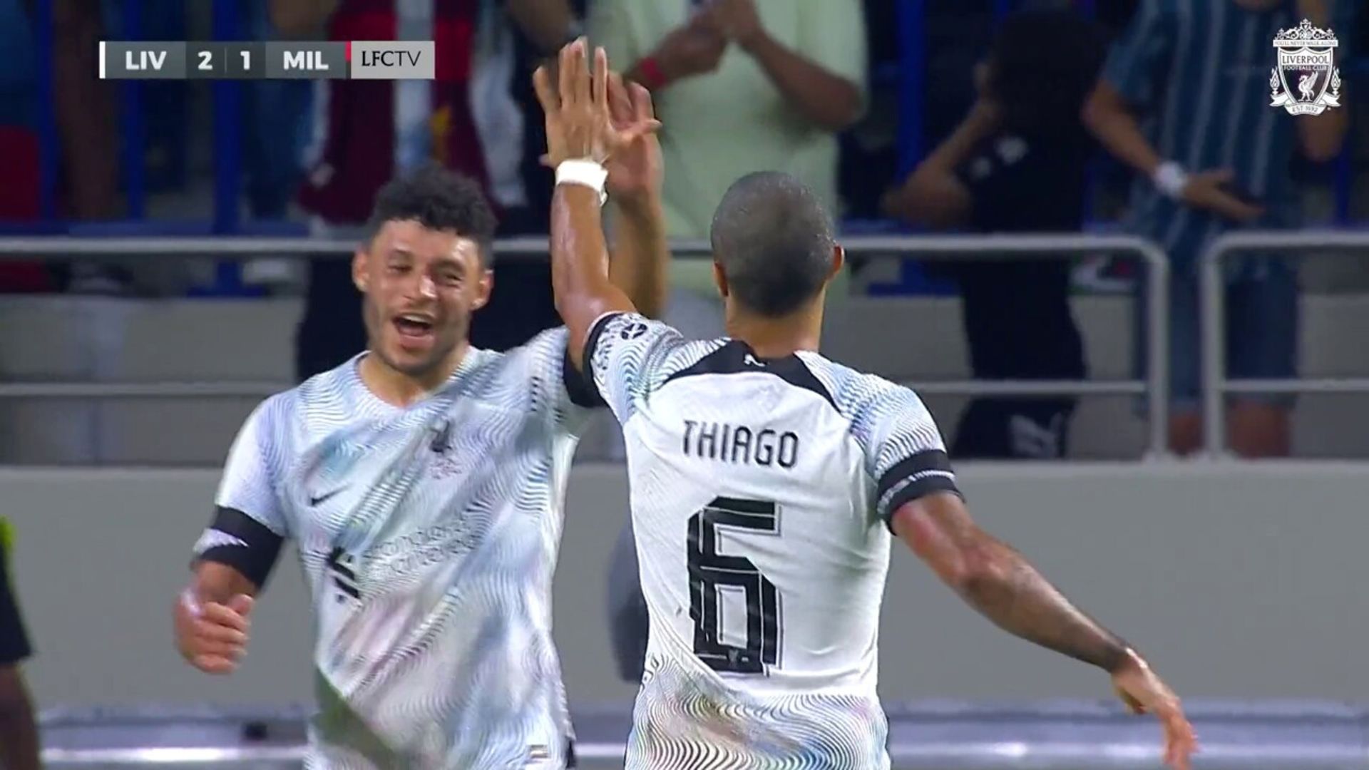 Liverpool 4-1 AC Milan highlights | Thiago's sweet strike and a Nunez double