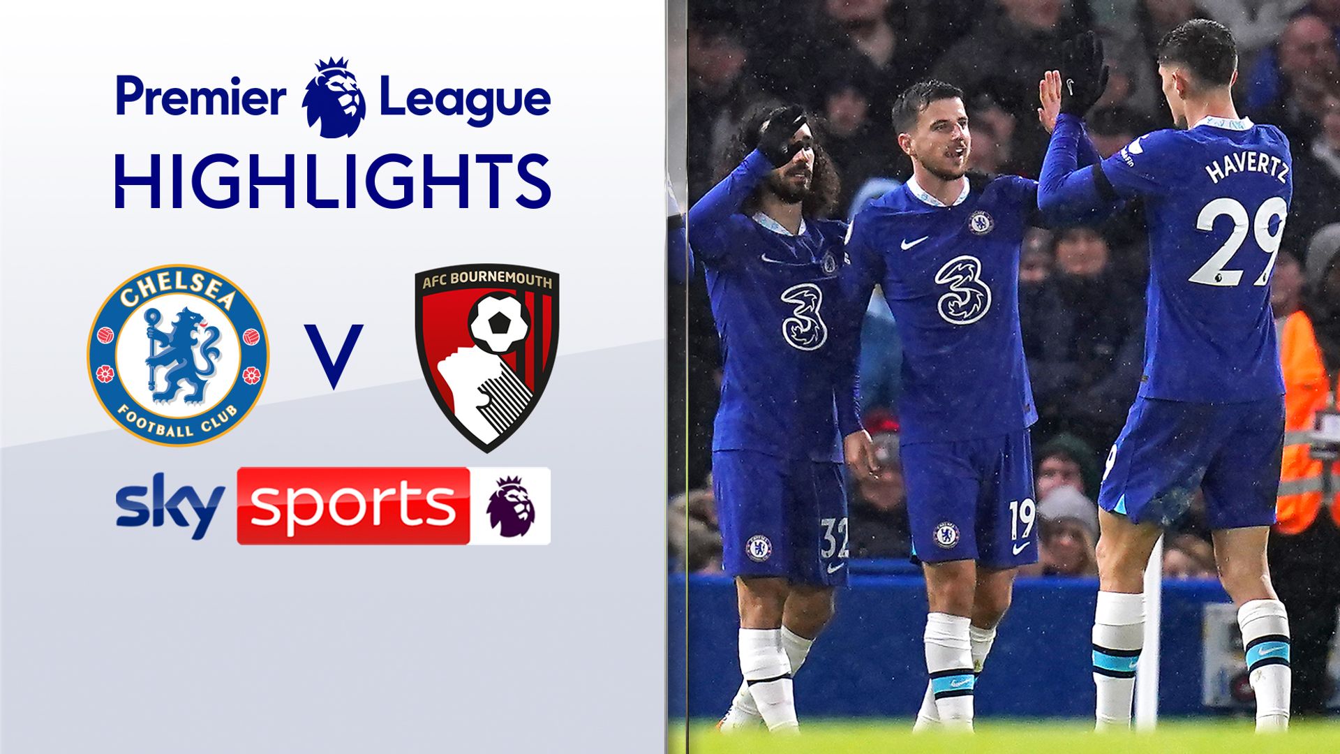 Chelsea end losing streak with win over Bournemouth