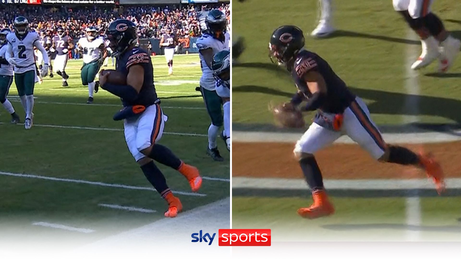 'Otherwordly' - Fields nearly scores TD of the season