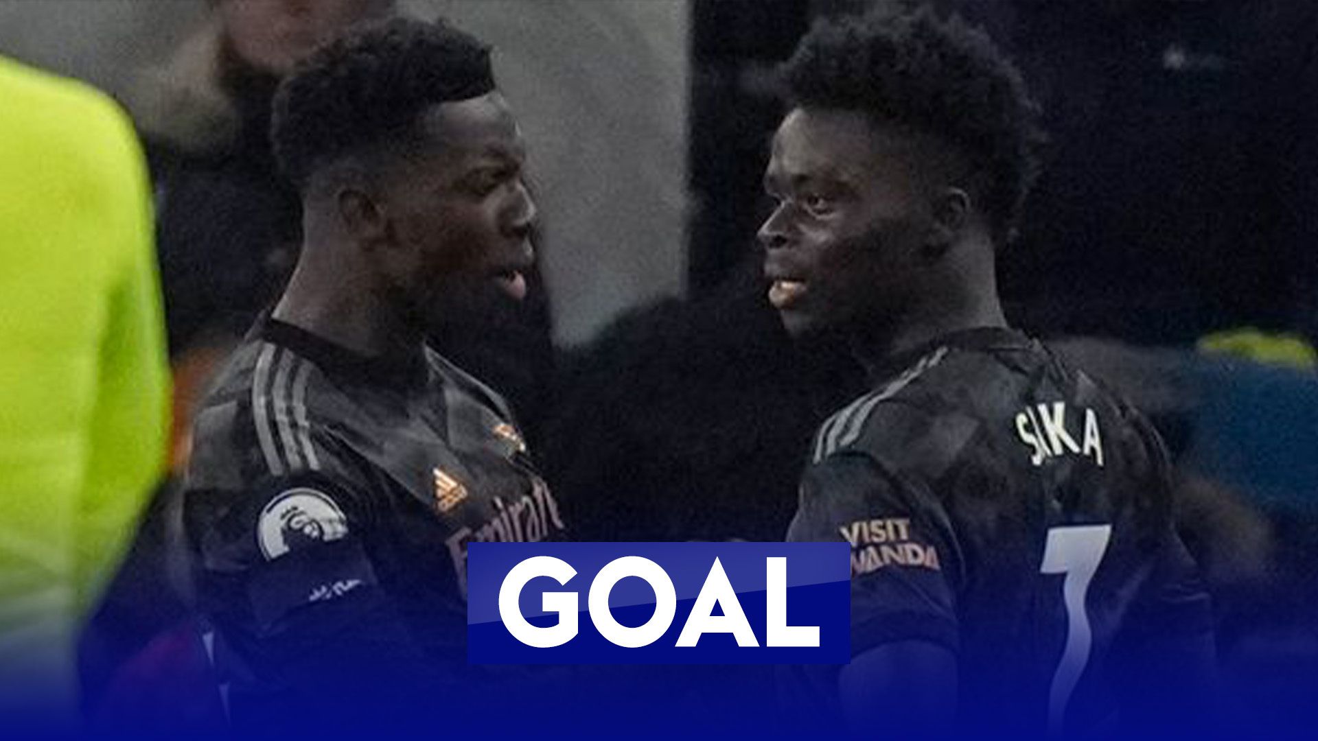 Saka scores inside two minutes!