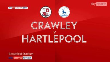 Crawley 0-2 Hartlepool