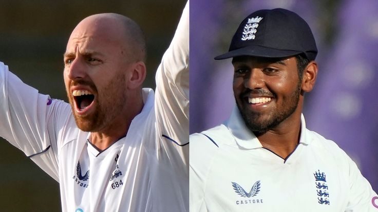 Jack Leach and Rehan Ahmed