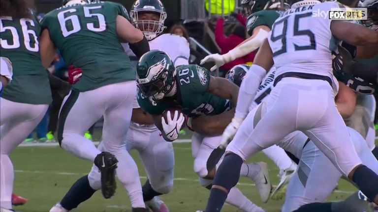 Miles Sanders makes NFL debut in Philadelphia Eagles win, has touchdown  wiped out by penalty 