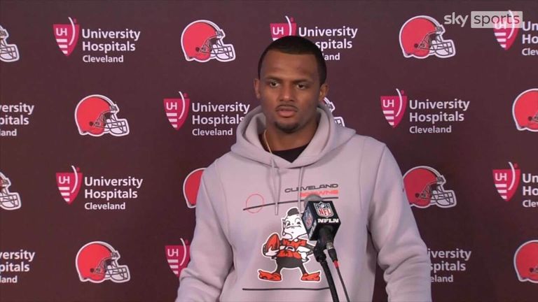 Deshaun Watson will return to play for the Cleveland Browns Sunday after  serving 11-game suspension