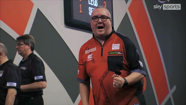 Here's a look at an action-packed afternoon session that included plenty of darts drama.