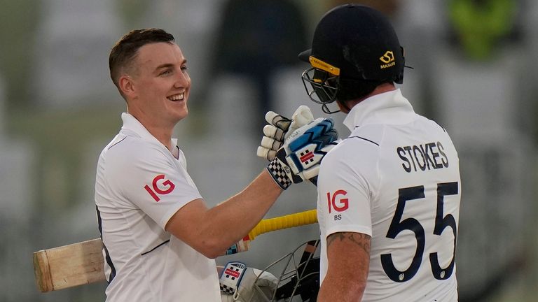 Harry Brook and Ben Stokes (Associated Press)