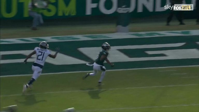 NFL: Jalen Hurts finds DeVonta Smith for touchdown in Philadelphia Eagles  win - BBC Sport