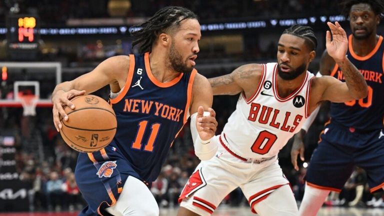 New York Knicks and the Chicago Bulls image from NBA hub