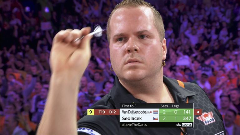 Zde je shrnutí skvělého odpoledního zasedání na World Series of Darts