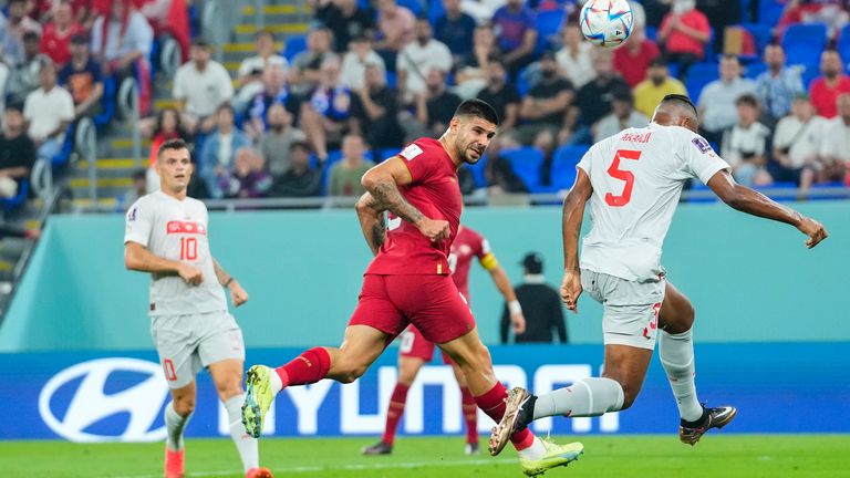 Aleksandar Mitrovic heads Serbia level