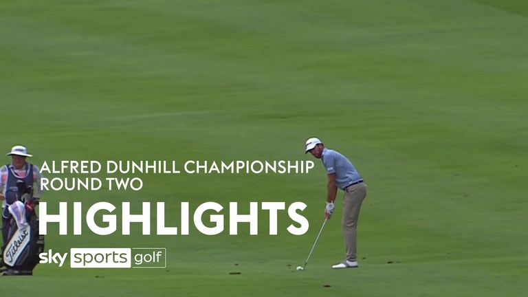 Highlights from the second round of the Alfred Dunhill Championship at Leopard Creek Country Club in South Africa.