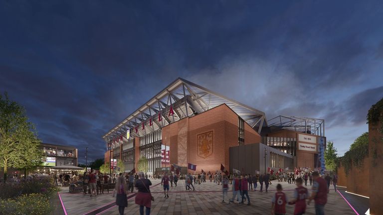 Once operational, the Villa Park redevelopment will contribute an estimated £119.9 million annually to the West Midlands economy Aston Villa