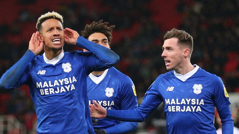 Stoke City 2-2 Cardiff City: Callum Robinson earns point for Bluebirds |  Football News | Sky Sports
