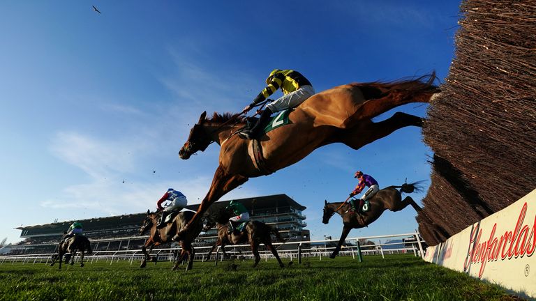 Racing went ahead at Cheltenham on Friday afternoon